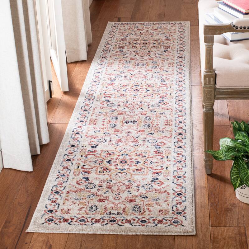 SAFAVIEH Charleston Morgann Medallion Rug - 2' x 8' Runner - Beige/Ivory