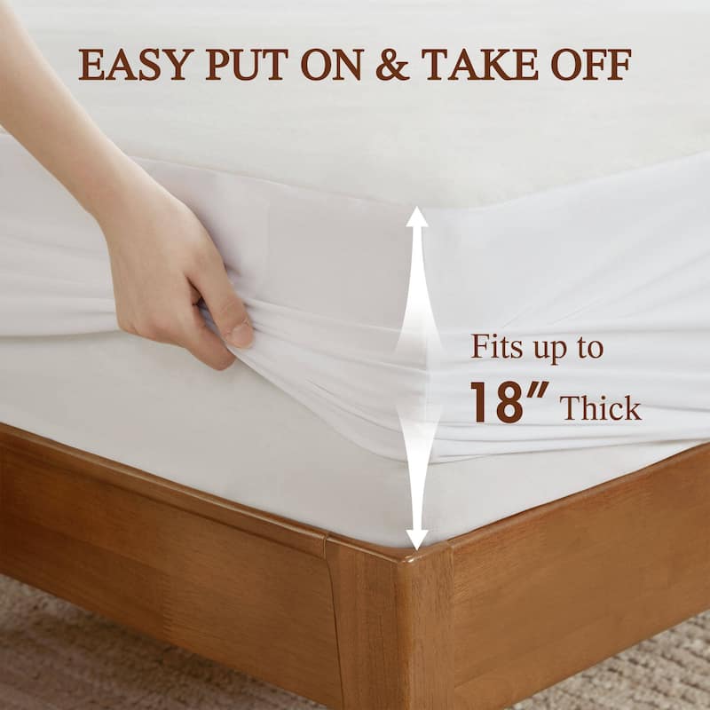 1-Piece Queen Heated Mattress Pad,White