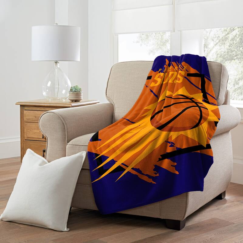 NBA Phoenix Suns Dimensional Micro Raschel Throw Blanket