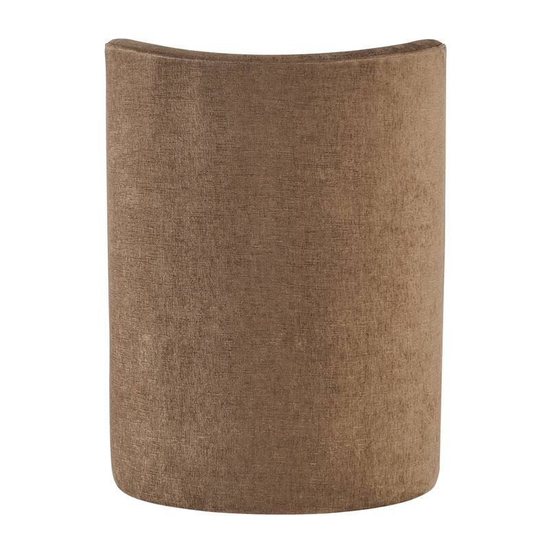 NPD Furniture Morraine Chenille Dining Chair with Casters