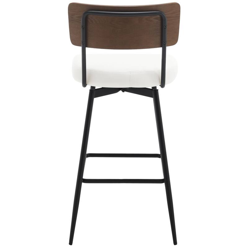 26"/ 29" Faux Leather Swivel Counter/ Bar Stools Set of 2/3