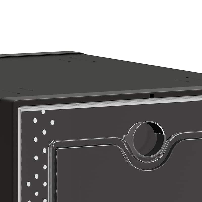 XL Shoe Storage Box Set of 12 Shoe Storage Organizers Stackable Shoe Storage Box Rack Containers Drawers