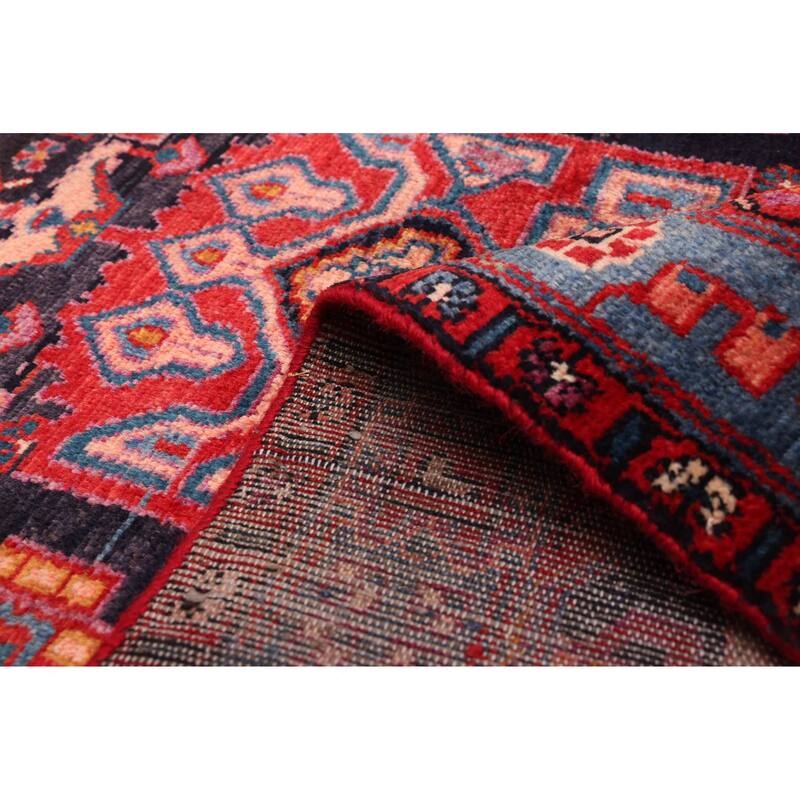 ECARPETGALLERY Hand-knotted Anatolian Vintage Dark Navy Wool Rug - 3'10 x 6'4