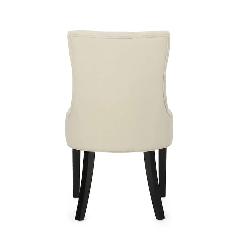 Hayden Modern Tufted Fabric Dining Chairs (Set of 4) by Christopher Knight Home