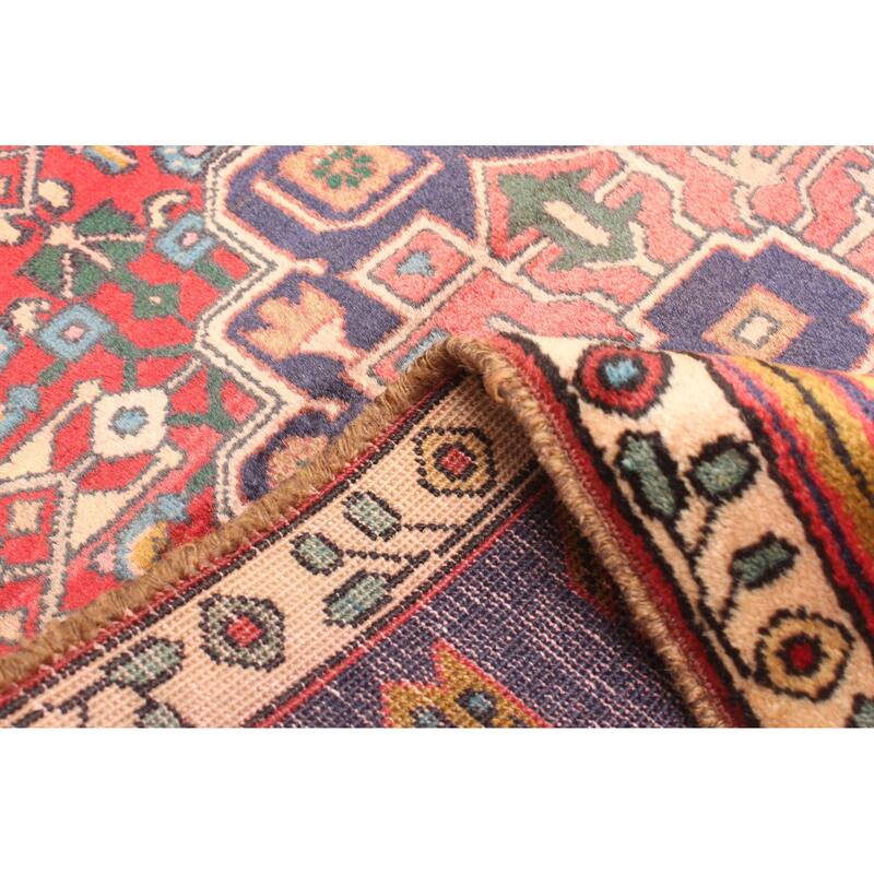 ECARPETGALLERY Hand-knotted Anadol Red Wool Rug - 3'4 x 4'11