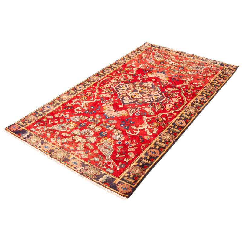 ECARPETGALLERY Hand-knotted Andelz Red Wool Rug - 5'5 x 9'9
