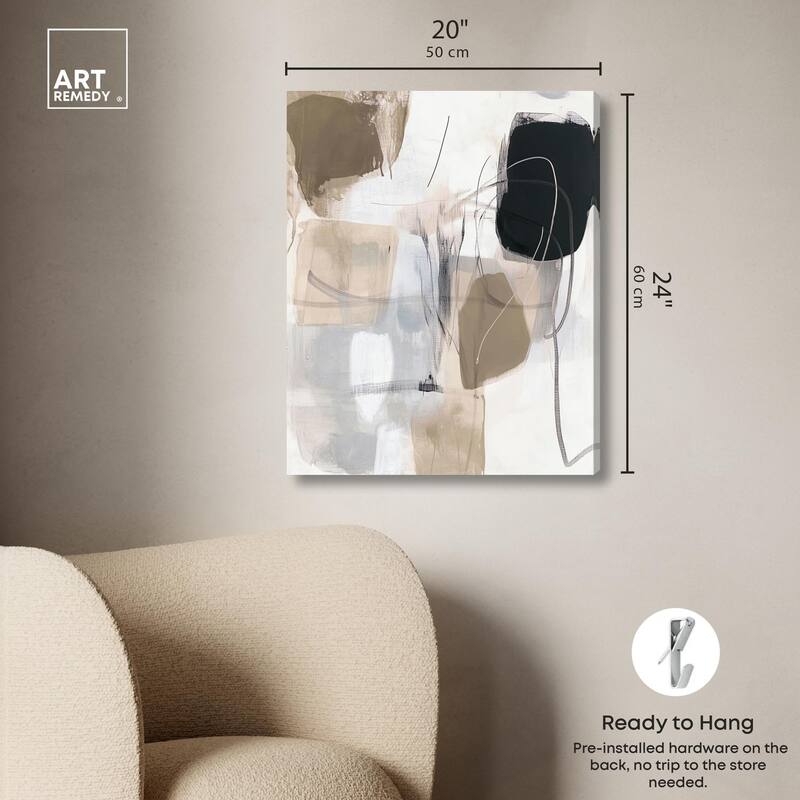 Contemporary Canvas I Canvas by Art Remedy, Gallery Wrapped