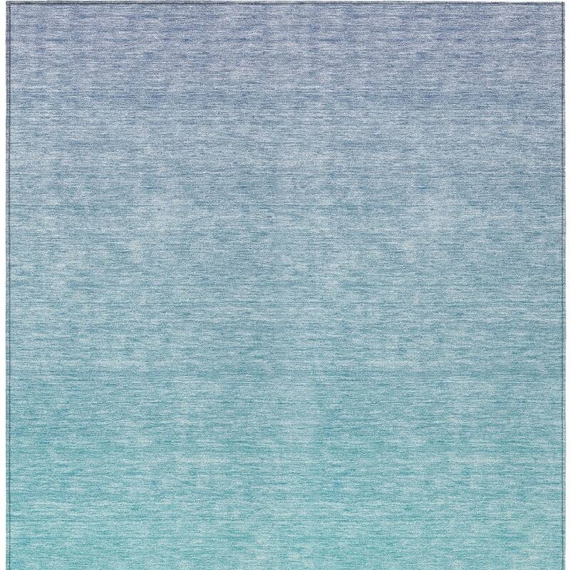 HomeRoots Ombre Transitional Rectangle Outdoor Rug