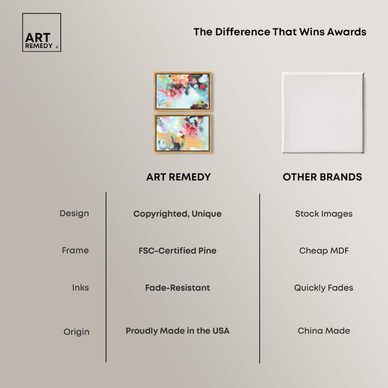 Play of Light Canvas Set of 2 by Art Remedy