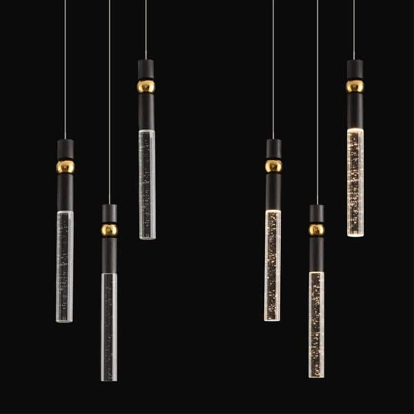 3-Light LED Crystal Pendant Light, Dimmable Ceiling Hanging Light Fixture - Bed Bath & Beyond - 39380997 3-Light LED Crystal Pendant Light, Dimmable Ceiling Hanging Light Fixture - Bed Bath & Beyond - 39380997