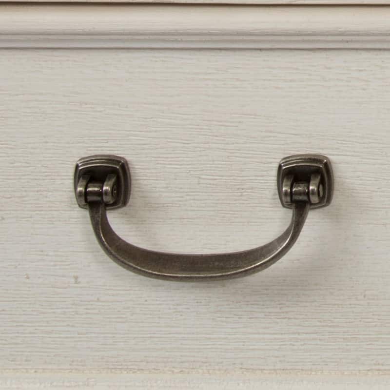 Bayside Antique White with Wire Brushing 3 Drawer Night Stand