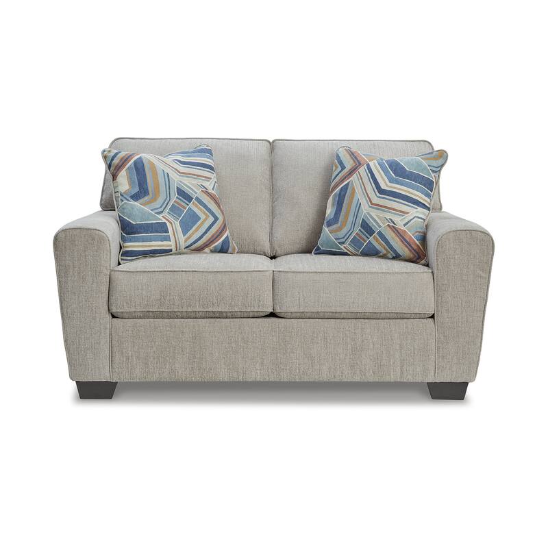 Signature Design by Ashley Cashton Beige Loveseat - 63" W x 38" D x 39" H