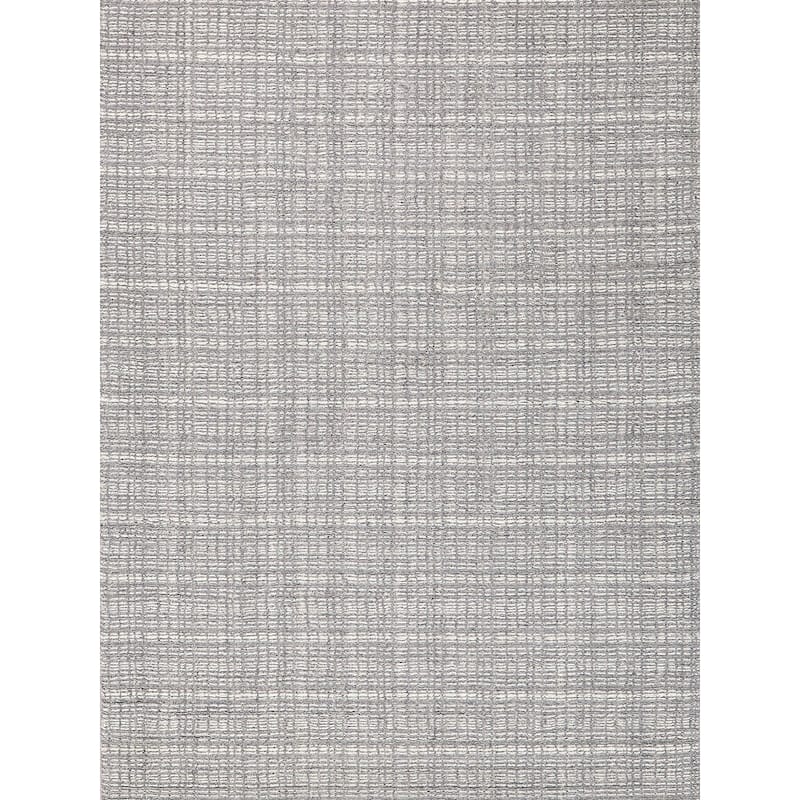 Exquisite Rugs Alpine Handmade Handloomed New Zealand Wool Gray/Ivory Area Rug