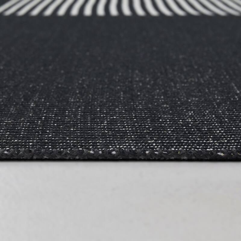 Webb Geometric Striped Indoor/Outdoor Area Rug