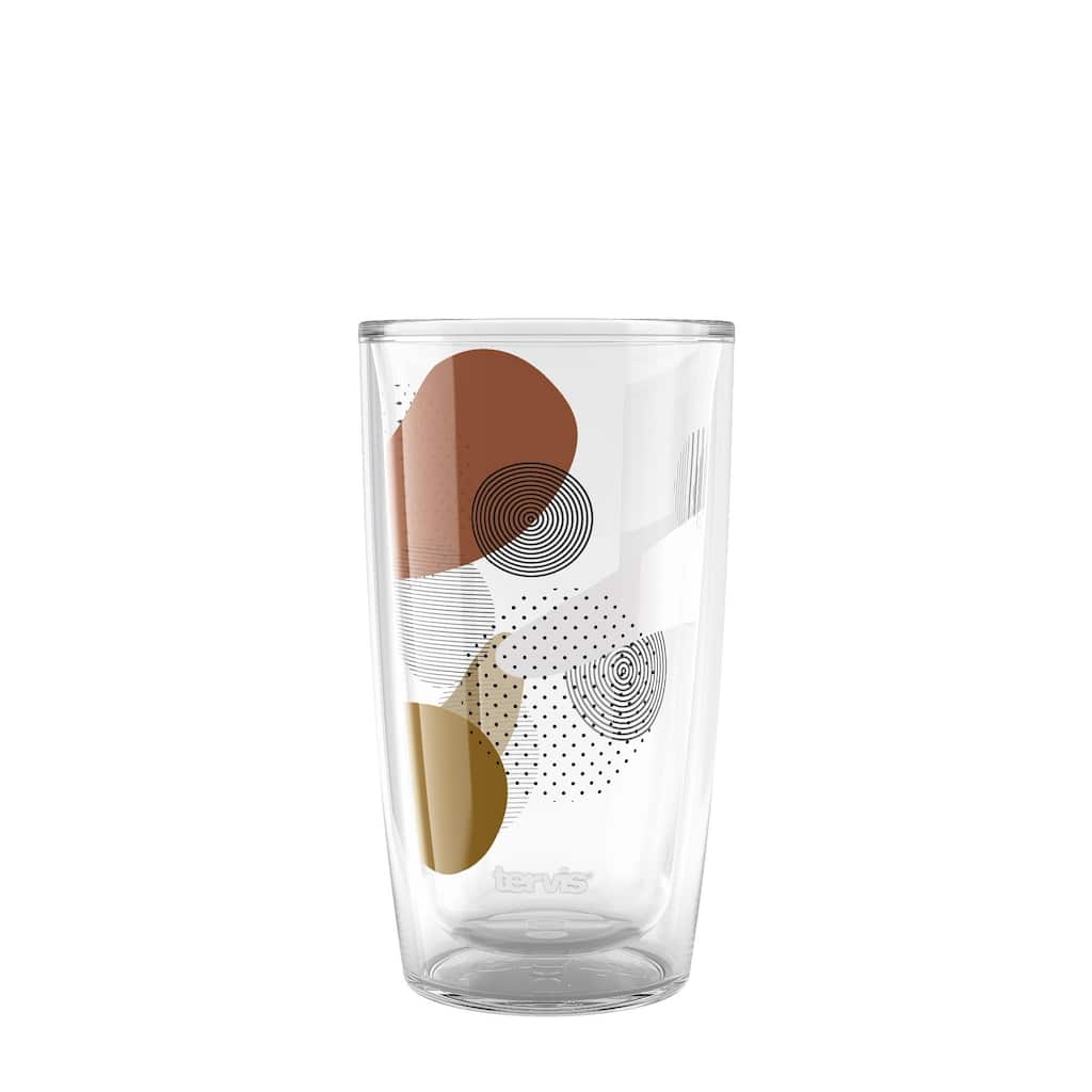 Tervis Mid Mod Jazz Collection Harmony Made in USA Double Walled Insulated Travel Tumbler, Harmony - 16oz