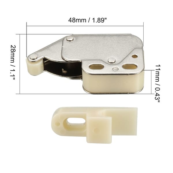 Spring Press Open Door Catch Tip Touch Push Latch Stops 6pcs