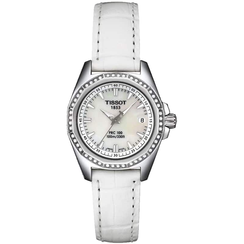 Tissot Women's PRC 100 T-Sport Diamond Mother of Pearl Dial Watch - T22115121 - Mother of Pearl - 6 (36)