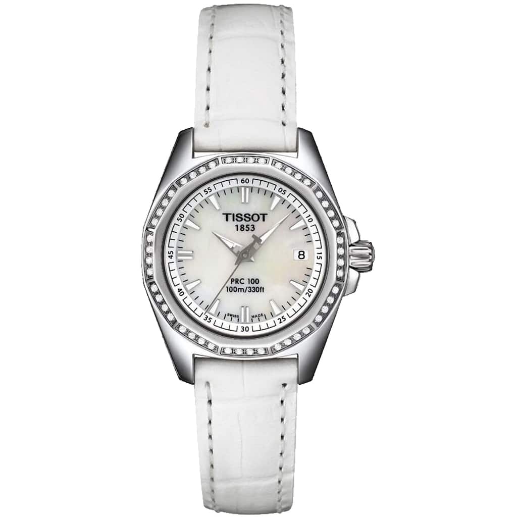 Tissot Women's PRC 100 T-Sport Diamond Mother of Pearl Dial Watch - T22115121 - Mother of Pearl - 6 (36)
