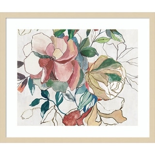 Classic Flower I by Asia Jensen Wood Framed Wall Art Print - Svelte ...
