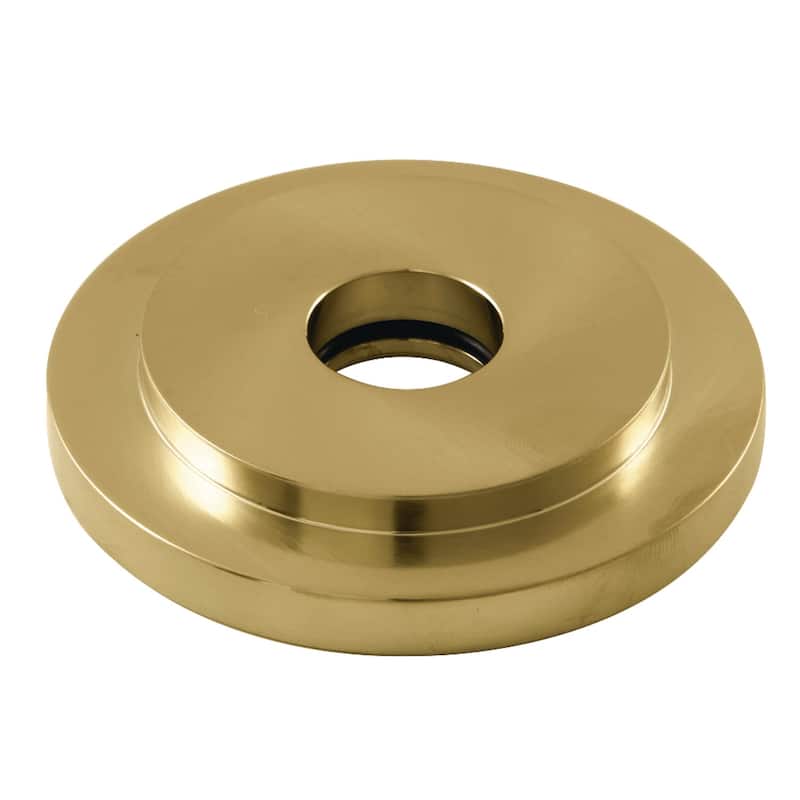 Manhattan Heavy Duty Round Solid Cast Brass Shower Flange - Brushed Brass