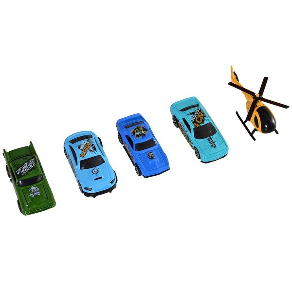 toy parking garage with elevator