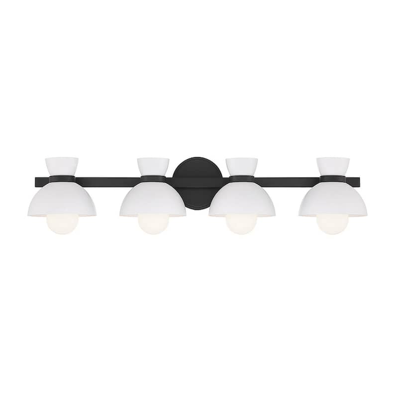 Meridian M80076 4 Light 34" Wide Vanity Light - Matte Black