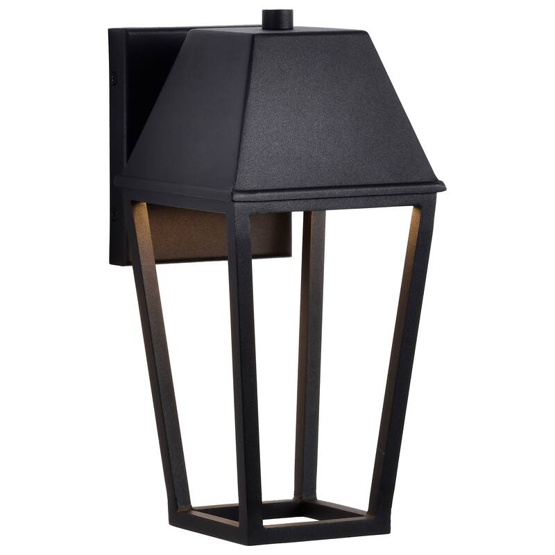 Colt 10 Watt LED Small Outdoor Lantern Matte Black Finish - Matte Black