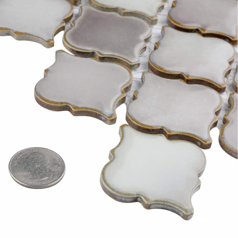 Merola Tile Hudson Tangier Dove Grey 12-3/8" x 12-3/8" Porcelain Floor and Wall Tile