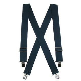 Ascentix Mens Elastic Stripe Dress Button-End Suspenders 