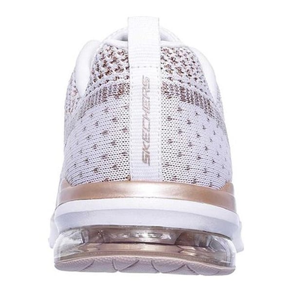 skechers air infinity white rose gold