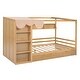 preview thumbnail 5 of 25, Multifunction Full Size House Bed Frame w/ 2 Drawers & Built-in Wardrobe(with Curtain), Wood Storage Bed Frame for Kids, Teens