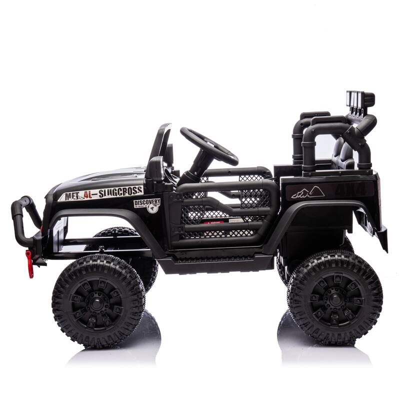 24V Kids Ride On Car W/Parents Remote ControlAdjustable speedLarge display screen,Safety Belt for Kids Aged 3+