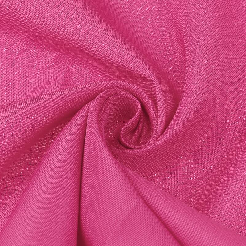 Polyester Cloth Napkins, 6 Pack Solid Washable Fabric Napkins - 19x19inch - Rose Red