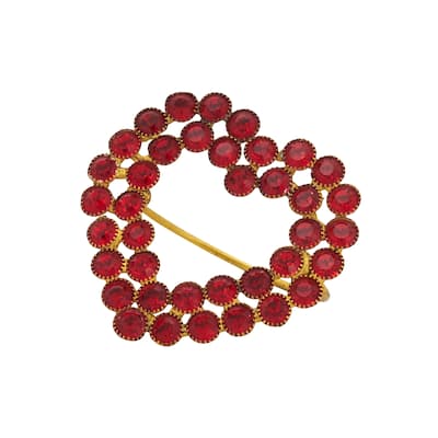 Beaded Napkin Rings With Heart Design (Set of 4)