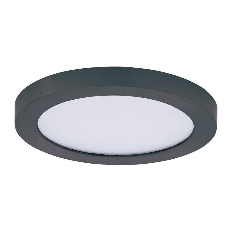 Maxim Chip 5" Wide LED Flush Mount Ceiling Fixture - Black