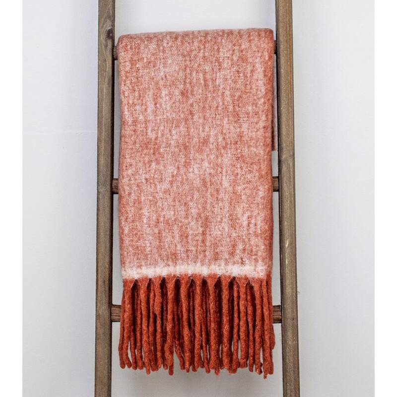 Super Soft Gray Soft Solid Color Handloomed Throw Blanket