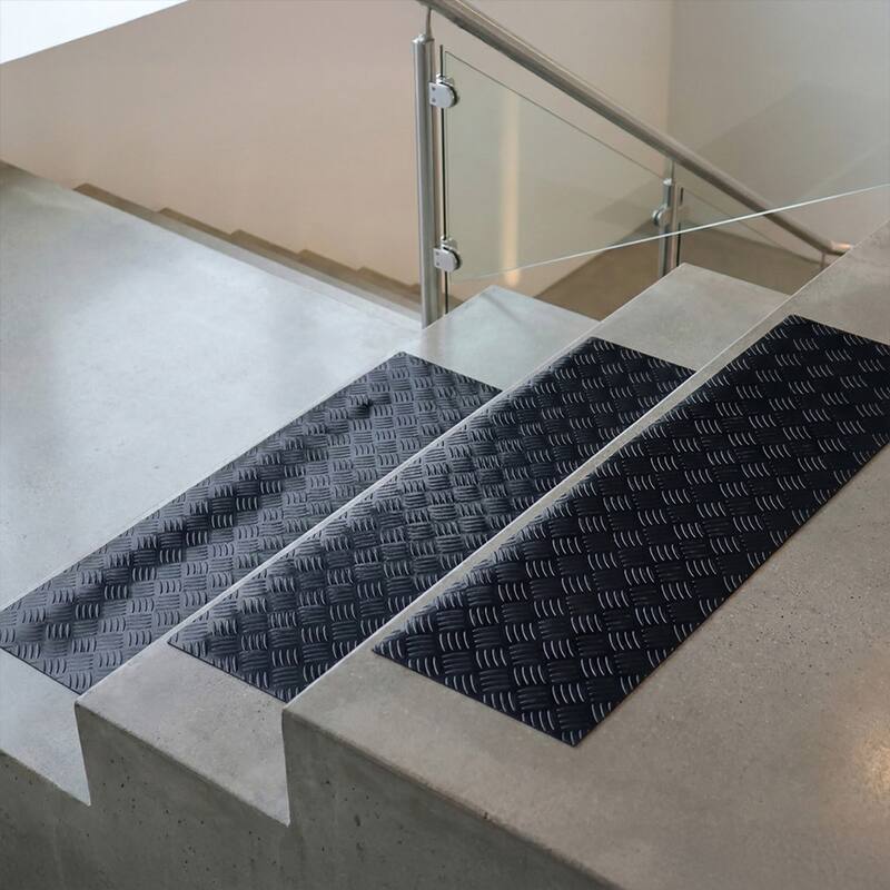 Diamond-Grip Vinyl Step Mats