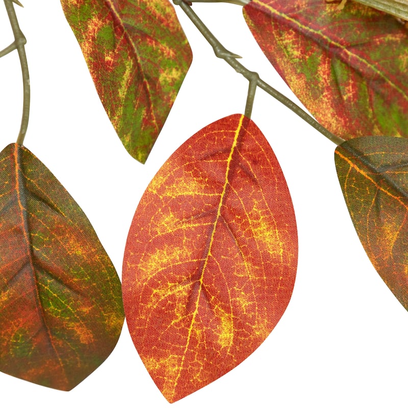 Autumn Leaves and Berries Fall Harvest Artificial Garland - 5' - Unlit