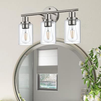 3-Light Bathroom Light Fixtures