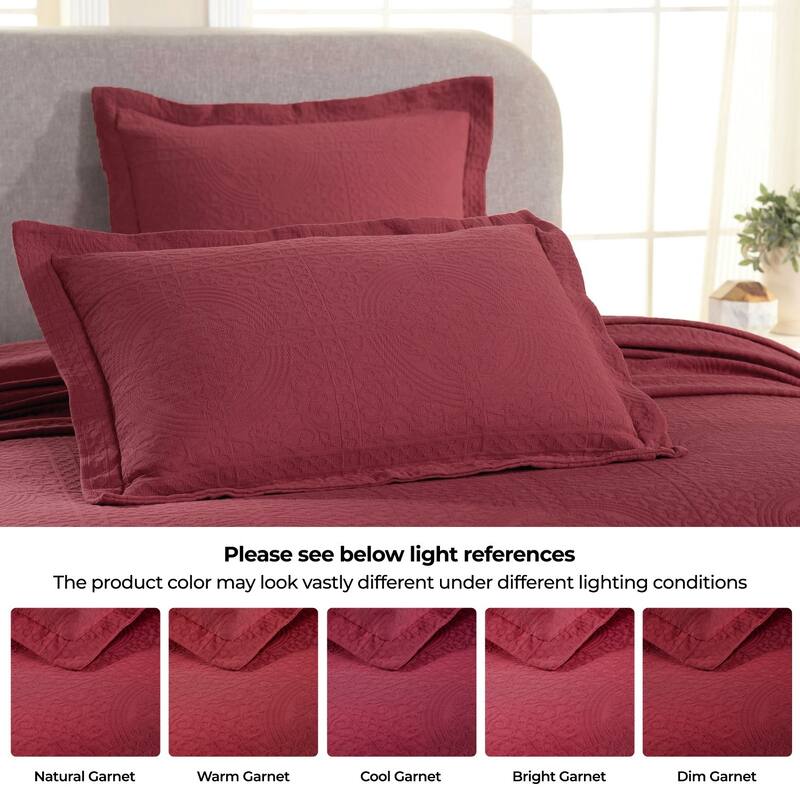 Superior Fleur De Lis Cotton Decorative Bedspread Set