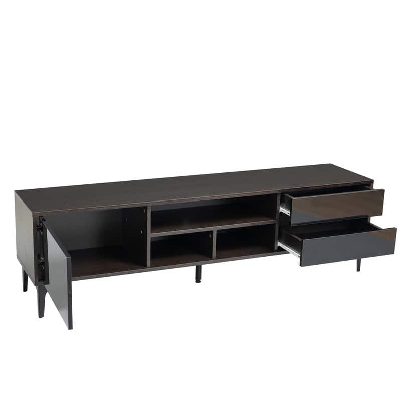 TV stand,TV Cabinet,entertainment center,TV console,media console,with LED remote control lights,UV bloom drawer panel
