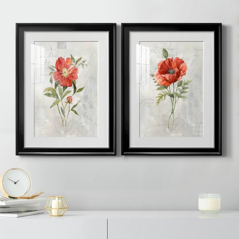 Linen Peony Premium Framed Print - Ready to Hang