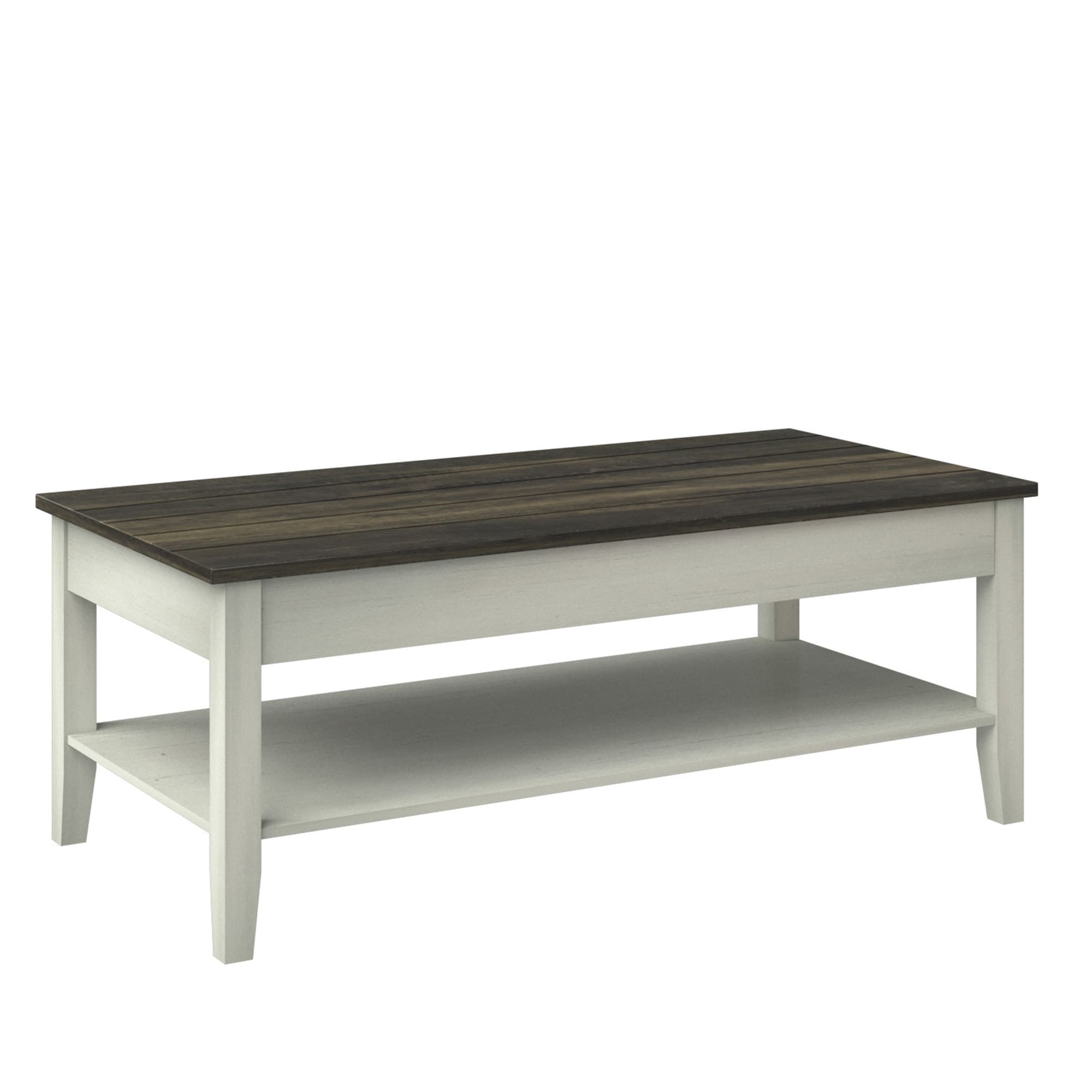Two-Tone Modern Farmhouse Coffee Table