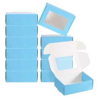 Paper Soap Box with Window Homemade Soap Boxes Rectangle Presents ...