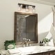 preview thumbnail 3 of 7, Carbon Loft Modern Farmhouse 3-Light Wall Sconce Mason Jar Glass Lighting for Kitchen - W21"xH9"xE6"