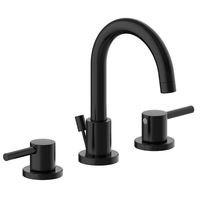 Design House 594002 Eastport II 1.2 GPM Widespread Bathroom Faucet - Matte Black