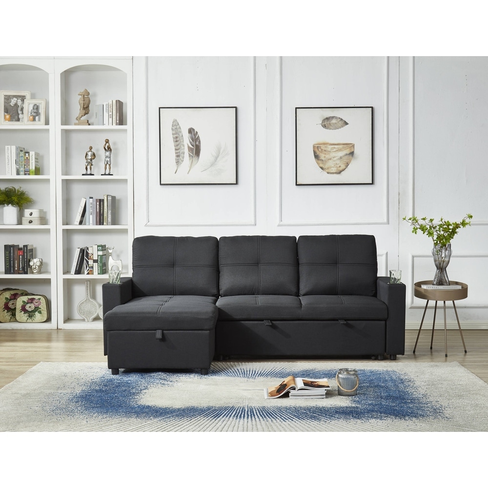 Black shop couch bed