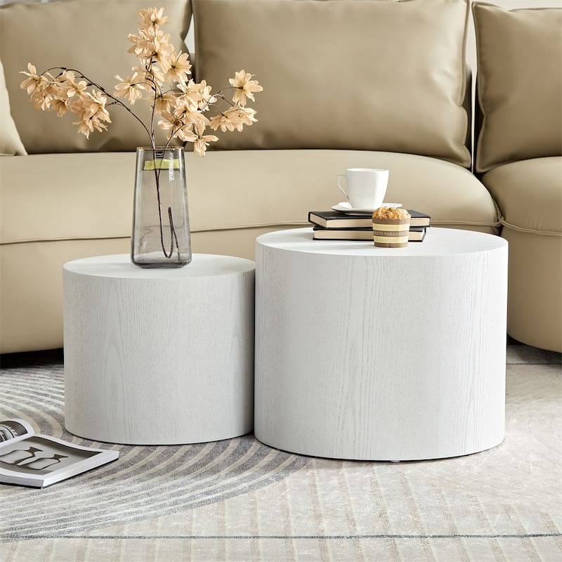 Wood Nesting Coffee Table (Set of 2)