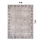 preview thumbnail 58 of 76, Vintage Washable Rug – Low Pile with Subtle Pattern, Perfect for Neutral Spaces in Living Room, Entryway, or Bedroom