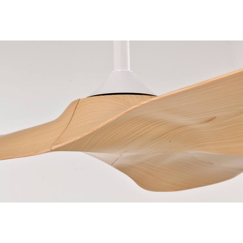 Duncan Modern 3 Bladed Ceiling Fan with Remote
